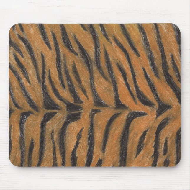 Der wilde Tiger Mousepad (Vorne)