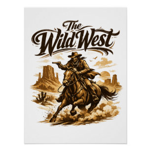 Der Wilde Westen – Cowboy in Aktion Poster