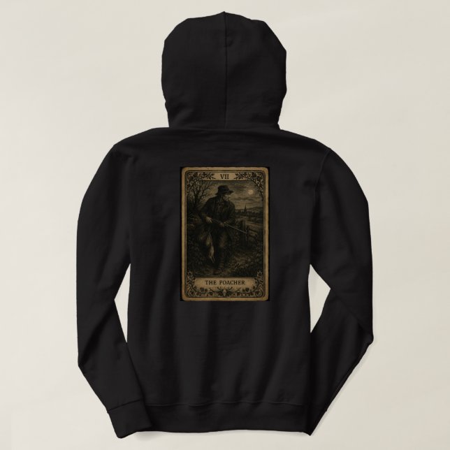 Der Wilderer-Karten-Hoodie Hoodie (Design Rückseite)