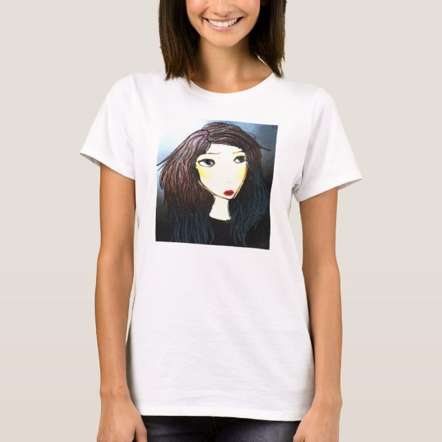 Der Wind, der von geschlagen wird, behalten die T-Shirt (Vorderseite)