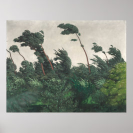 Der Wind - Félix Vallotton, Schweizer Kunstposter Poster