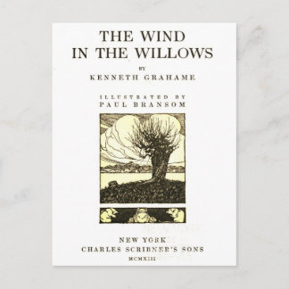 Der Wind in den Weiden Postkarte