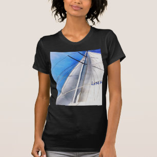 Der Wind in Ihren Segeln Akrylkkunst behalten T-Shirt