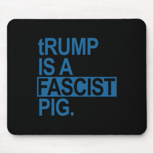 Der Windelkönig Trump ist ein faschistisches Schwe Mousepad