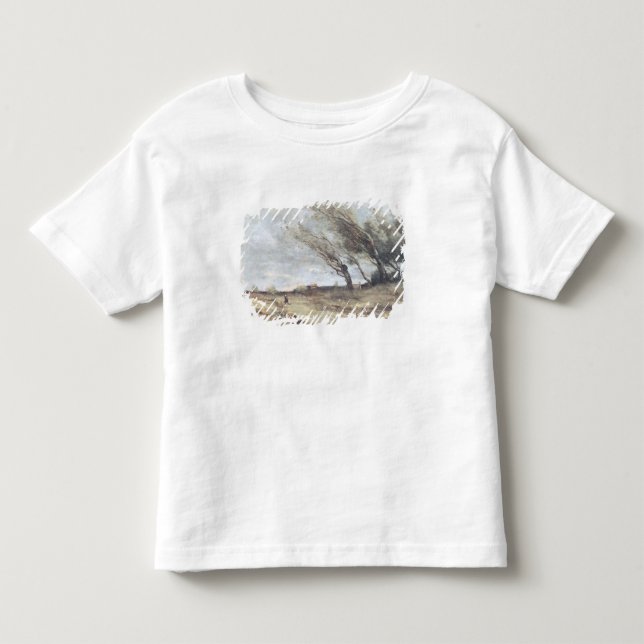 Der Windstoß, c.1865-70 Kleinkind T-shirt (Vorderseite)
