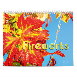 Der Wine Wall Kalender - Feuerwerke.