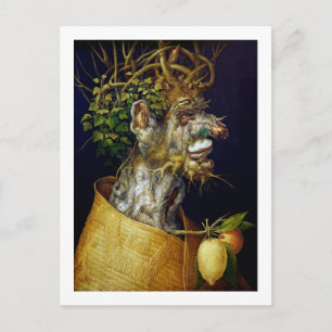 Der Winter, Arcimboldo Postkarte