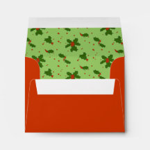 Der Winter: Happy Holly Days Muster A2 Note Card