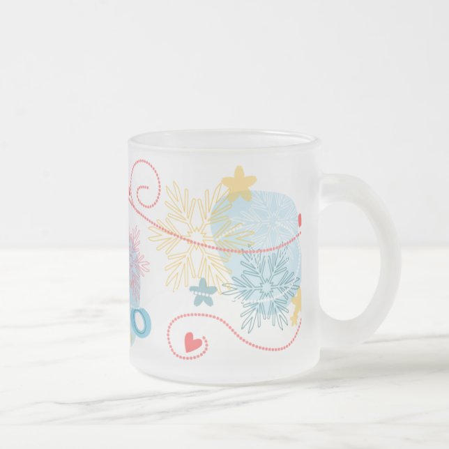 Der Winter ist die Saison Snowflake Tasse (Rechts)