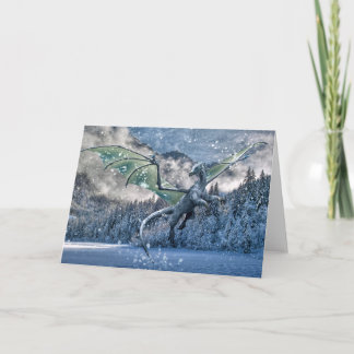 Der Winter ist hier Karte