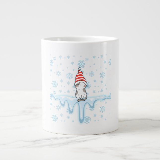Der Winter ist magisch Jumbo-Tasse (Vorderseite)