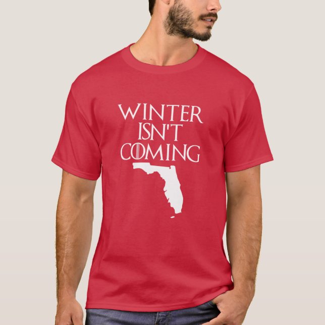 Der Winter kommt nicht ins Shirt Florida (Vorderseite)