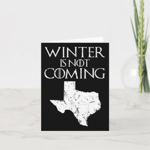 Der Winter kommt nicht zu sonnigen Weihnachten Tx  Karte
