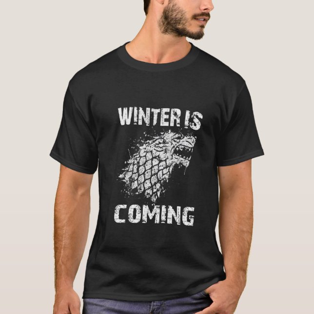 Der Winter kommt T-Shirt (Vorderseite)