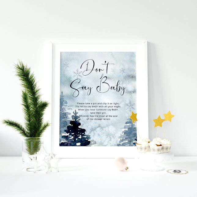 Der Winter sagt kein Babyposter Poster (Von Creator hochgeladen)