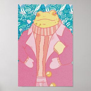 Der Winterfrosch Poster