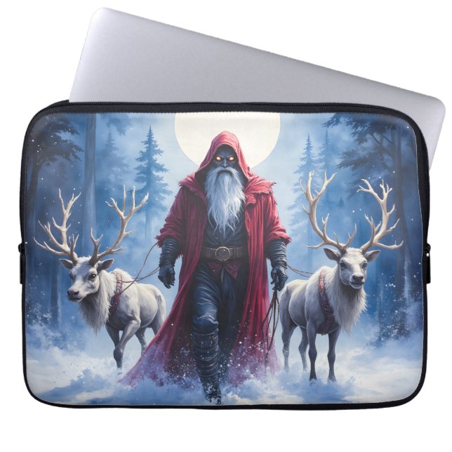 Der Winterkönig kommt.  Laptopschutzhülle (Vorderseite)
