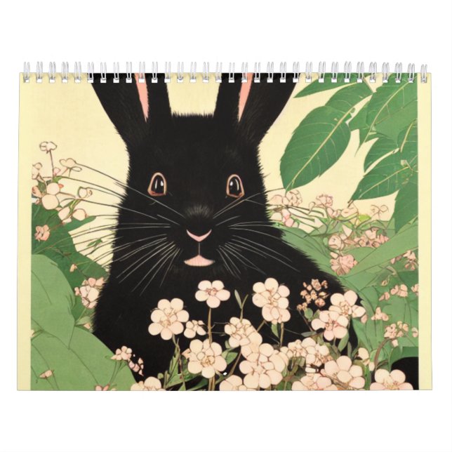 Der winzig schöne, sonnige Mini-Lop-Kaninchenkalen Kalender (Titelbild)