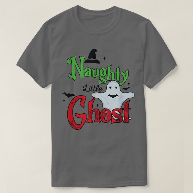 Der winzige Geist hat Angst vor Hexen T-Shirt (Design vorne)