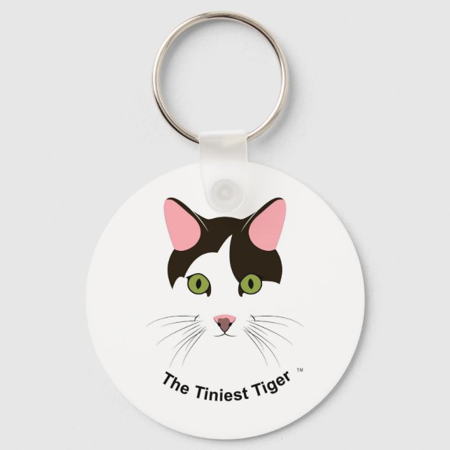 Der winzigste Tiger-Logo-Schlüsselanhänger Schlüsselanhänger (Vorderseite)