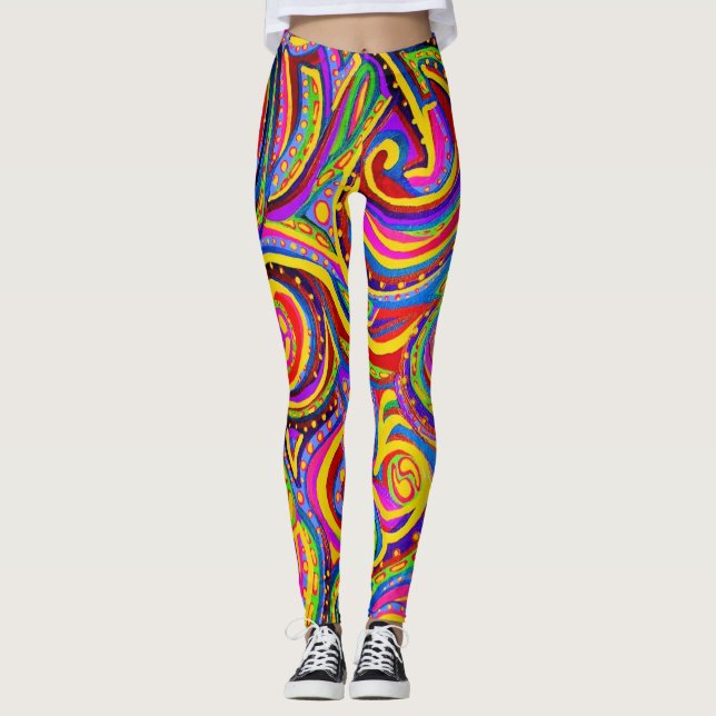 Der Wirbel Leggings (Vorderseite)