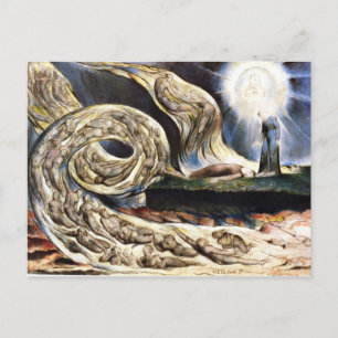 Der Wirbelwind der Liebenden, William Blake Postkarte