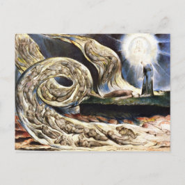 Der Wirbelwind der Liebenden, William Blake Postkarte