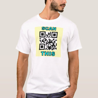 Der WITZ IST AUF IHNEN (Qr T-Shirt