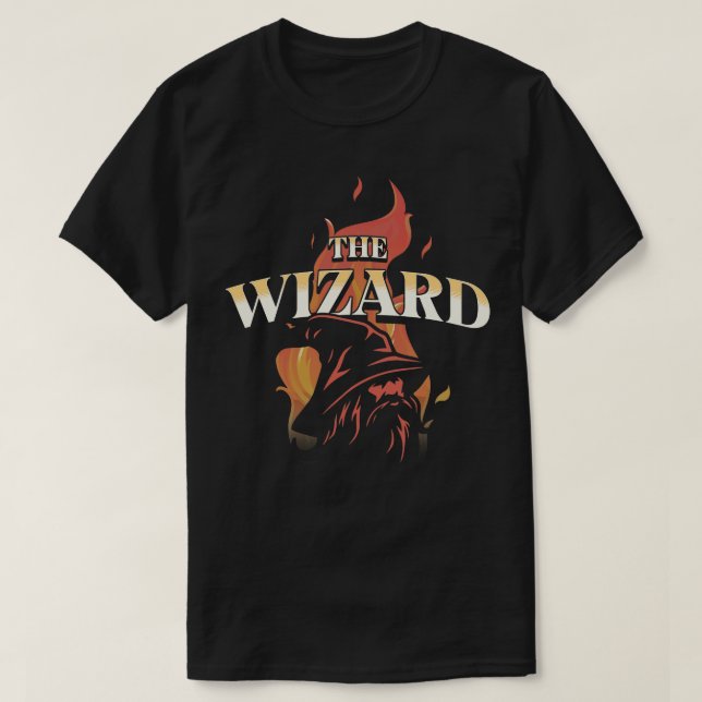 Der Wizard RPG Gamer T-Shirt (Design vorne)