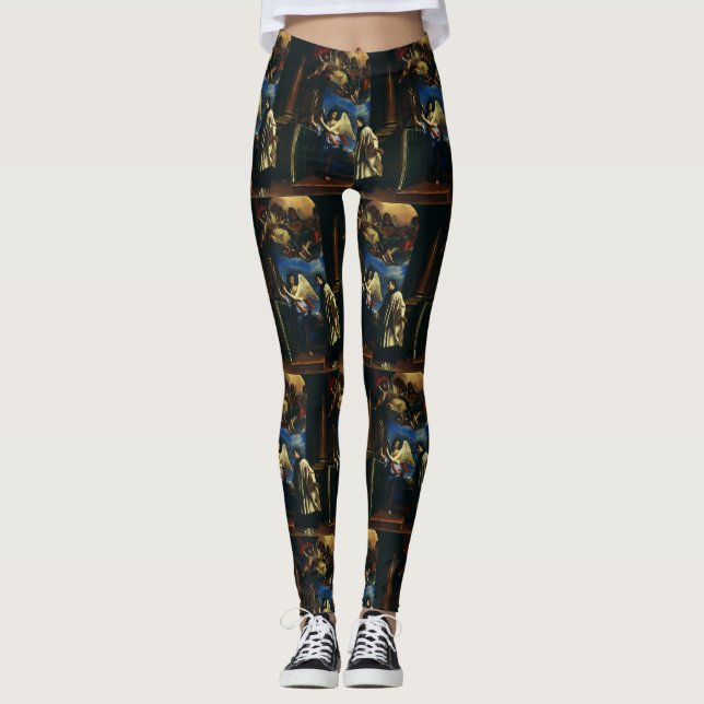 Der Wohnort von Saint Aloysius Luigi Gonzaga Leggings (Vorderseite)