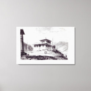 Der Wohnsitz der Flucht Glassa-too Leinwanddruck