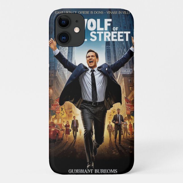 Der Wolf der Wall Street Inspirierte das Mobile Ca Case-Mate iPhone Hülle (Rückseite)