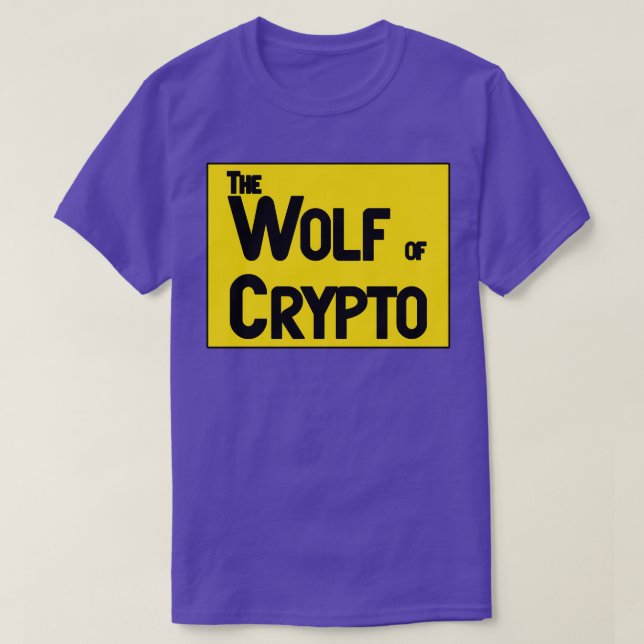 Der Wolf des Krypto T-Shirt (Design vorne)