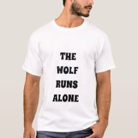 Der Wolf führt allein den Royal Sigma T - Shirt