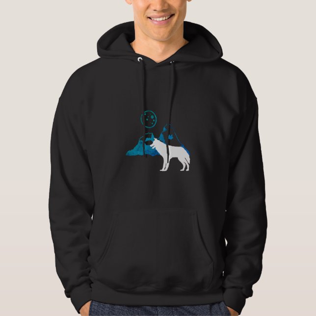 Der Wolf Hoodie (Vorderseite)