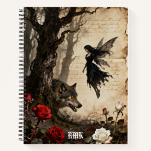 Der Wolf und die Fee Notizbuch