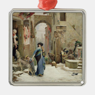 Der Wolf von Gubbio, 1877 Ornament Aus Metall