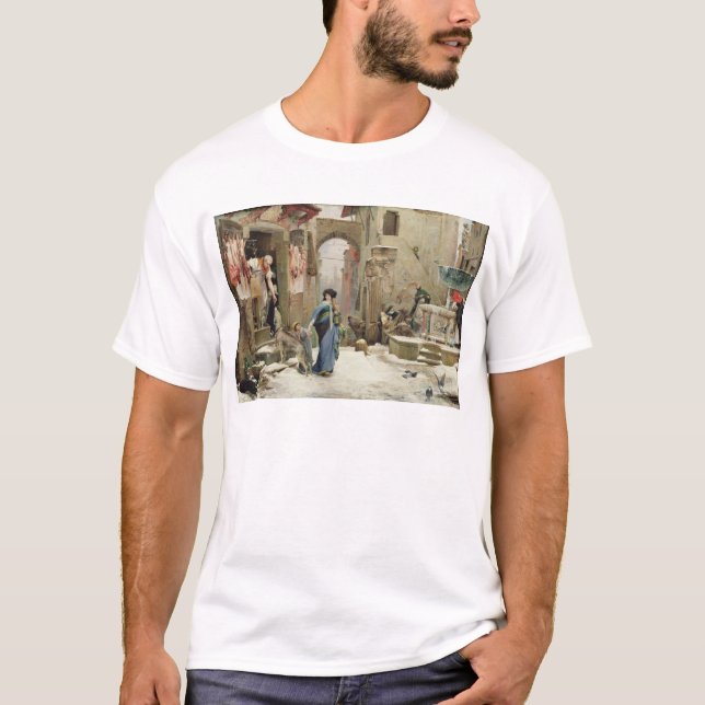 Der Wolf von Gubbio, 1877 T-Shirt (Vorderseite)