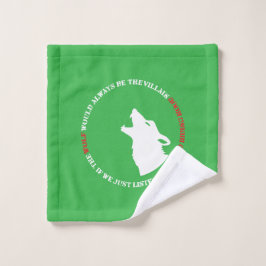 Der Wolf wäre immer der Bösewicht Waschlappen