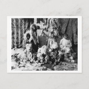 Der "Wolfstanz" der Kaviagamutes Postkarte