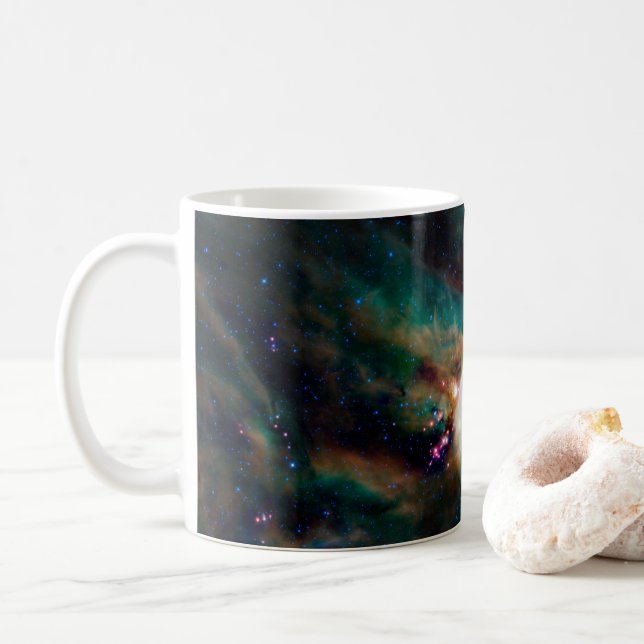 Der Wolkenkomplex Rho Ophiuchi. Kaffeetasse (Mit Donut)