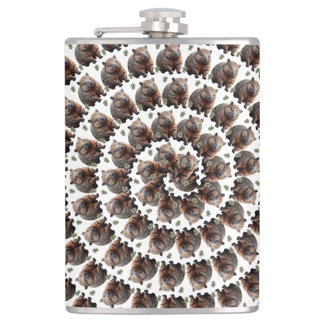 Der Wombat Whirlpool: Ein Wunder, Flachmann (Vorderseite)