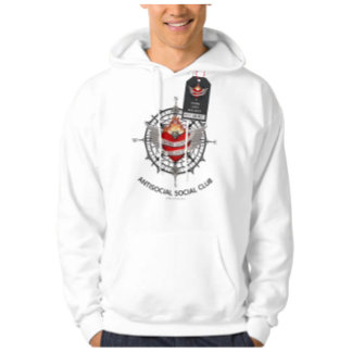 Der WORK LOVE BALANCE Antisozialclub Hoodie