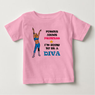 Der Wrestling-DivaTutu Baby T-shirt