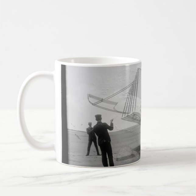 Der Wright-BruderEinflug Kaffeetasse (Links)