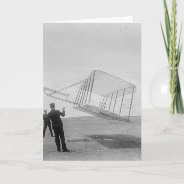 Der Wright-BruderEinflug Karte (Vorderseite)