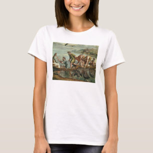 Der wunderbare Entwurf der Fische (Cartoon für die T-Shirt