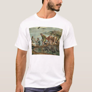 Der wunderbare Entwurf der Fische (Cartoon für T-Shirt