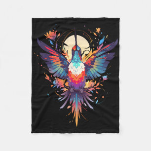 Der wunderschöne Hummingbird Bird Watching Earth D Fleecedecke