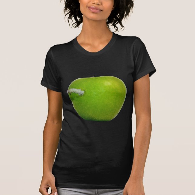 Der Wurm im Apfel T-Shirt (Vorderseite)